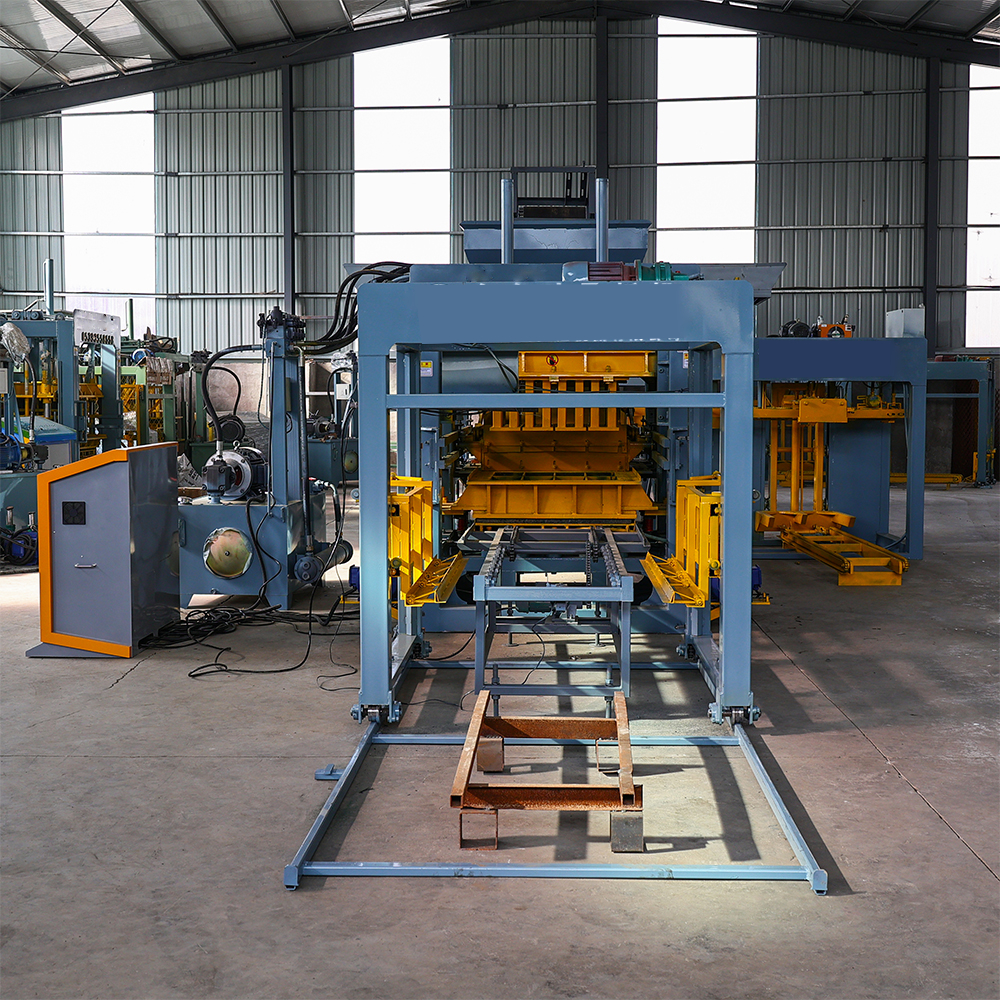 Efficient Concrete Production with QT8-15 Block Machine