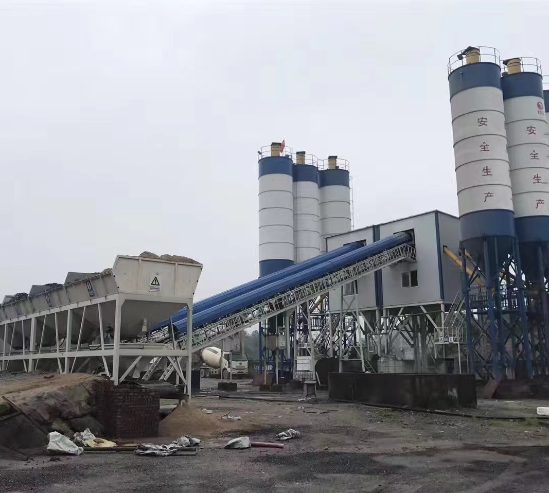 HZS90 Concrete Batching Plant - High-Efficiency Mixing