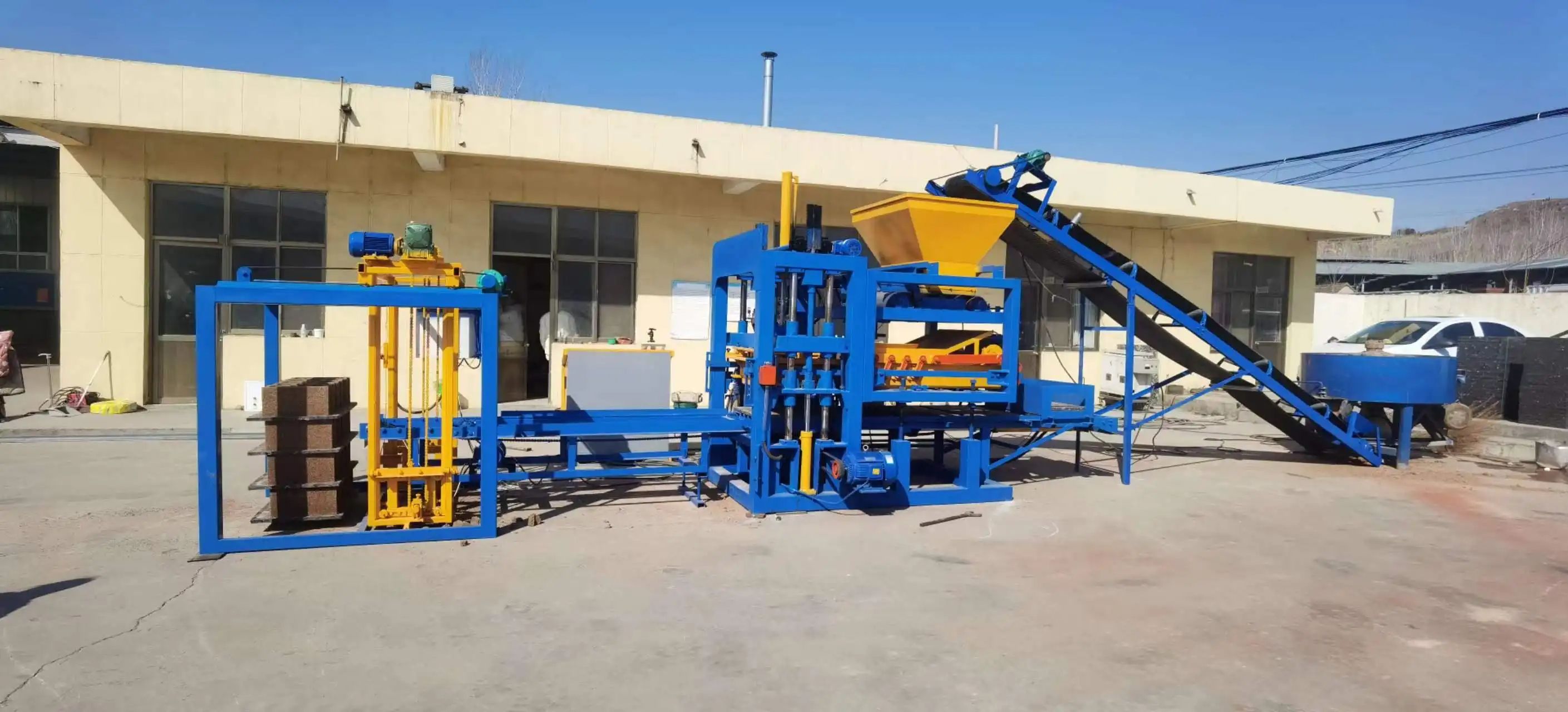 High-Efficiency QT4-18 Automatic Brick Moulding Machine