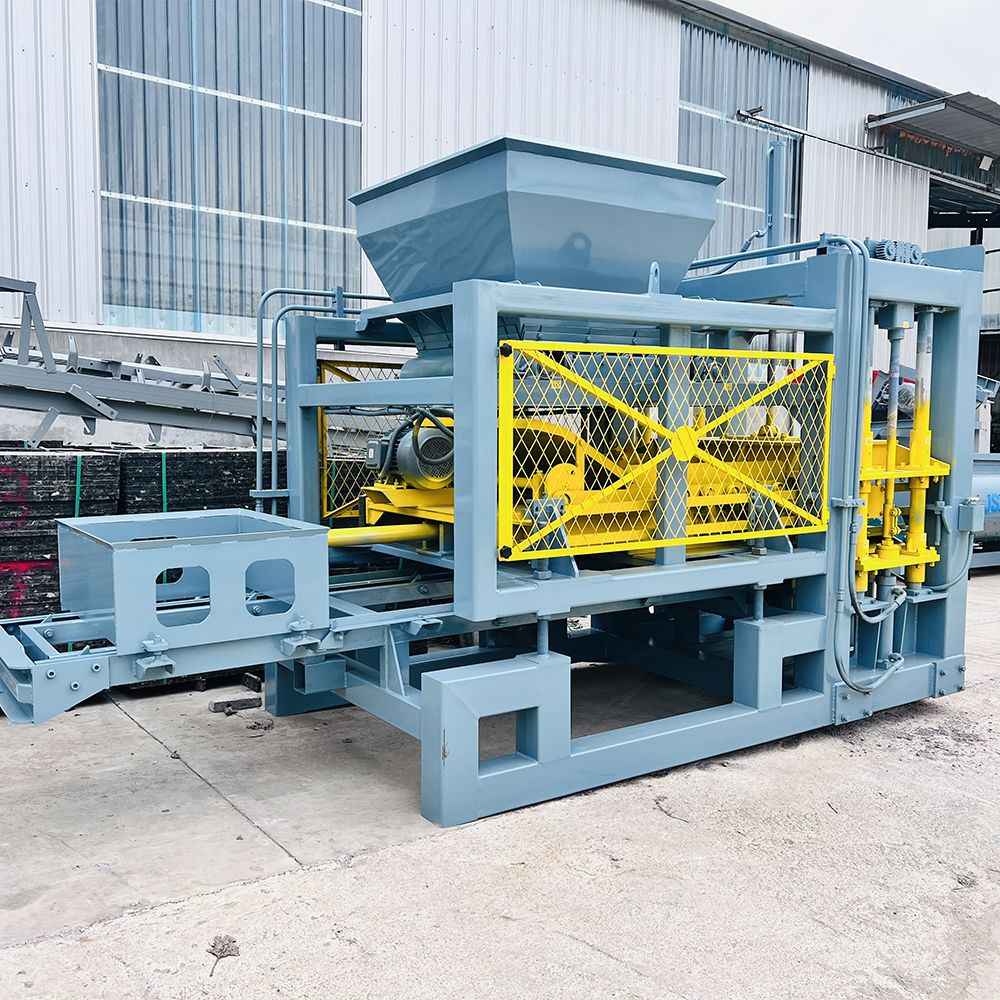 QT6-15 Automatic Block Production Line with Hydraulic Paver Press