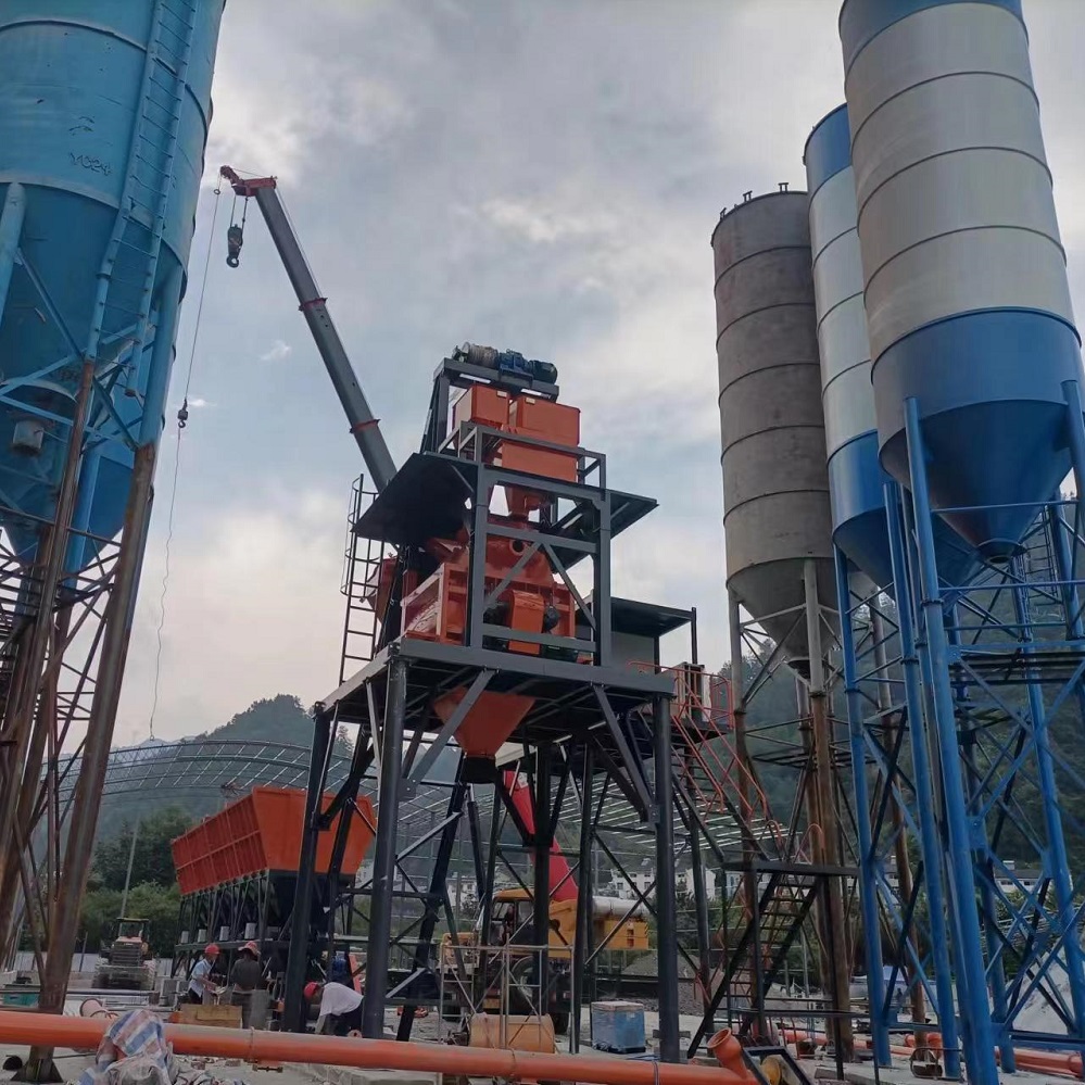 35m3/h Concrete Batching Plant - HZS35 Mixing Solution