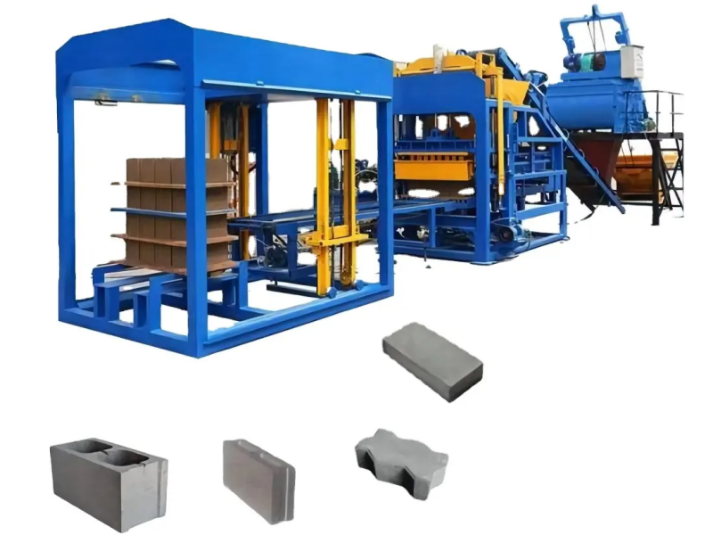 QT4-16 Solid Concrete Block Machine - Affordable Price